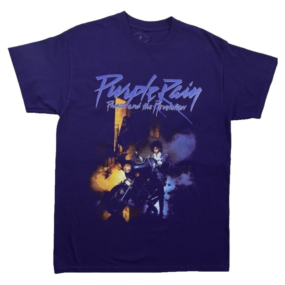 Prince Purple Rain The Revolution Graphic T-Shirt Purple Medium